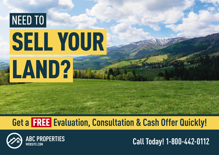 Land Investor Postcard